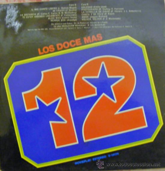 Discos de vinilo: LOS DOCE MAS  1974 - Foto 3