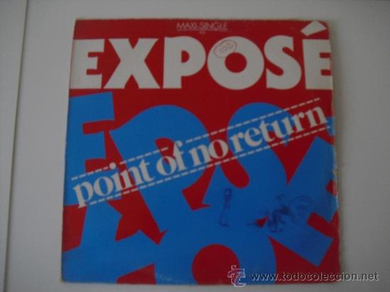 Discos de vinilo: EXPOS&Eacute; - POINT OF NO RETURN - MAXI - 1985 - Foto 1