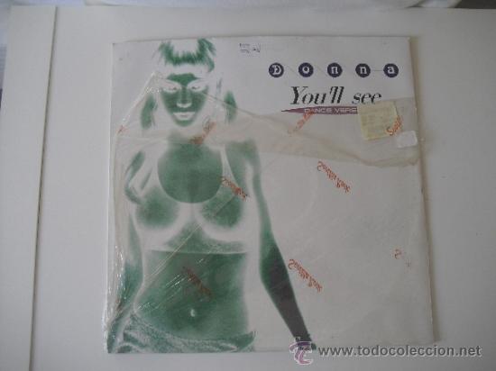 Discos de vinilo: Donna &ndash; Youll See Dance version . Raro .Maxi  1996 - Foto 1