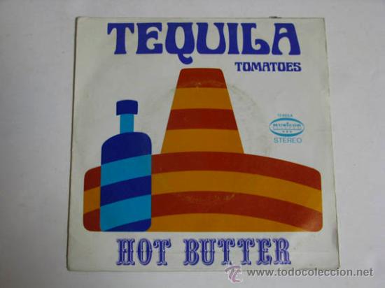 Discos de vinilo: Single TEQUILA, Hot Butter. - Foto 1