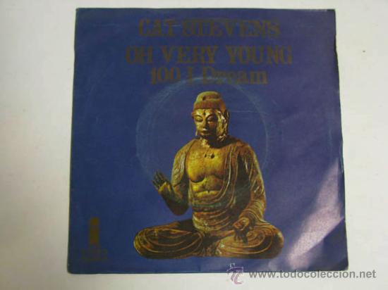 Discos de vinilo: Single CAT STEVENS, Oh very young. - Foto 1