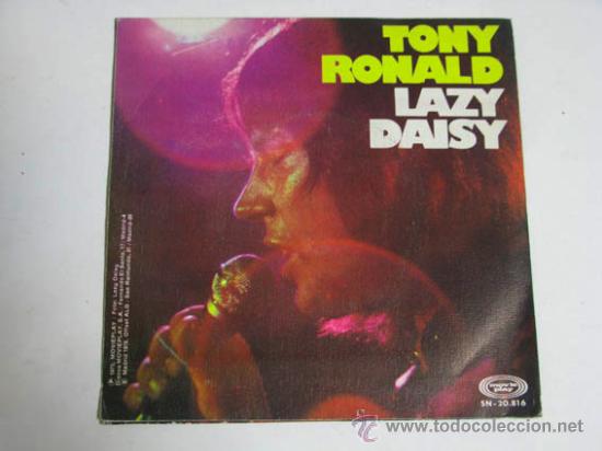 Discos de vinilo: Single TONY RONALD, Lazy Daisy. - Foto 1