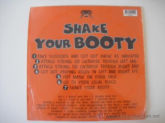 Discos de vinilo: Shake your Booty . Maxi con 4 mixes. de 1995. - Foto 2
