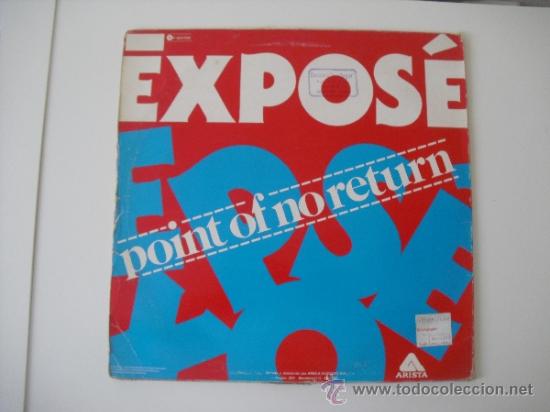 Discos de vinilo: EXPOS&Eacute; - POINT OF NO RETURN - MAXI - 1985 - Foto 2