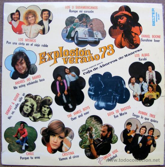 Discos de vinilo: EXPLOSI&Oacute;N - VERANO 73 - Foto 1