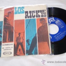 Discos de vinilo: LOS RICKY`S 7`SG SONRISAS + 1 (1967) EDITA SONOPLAY .-EN BUEN ESTADO * GRUPO DE SITGES **. Lote 37111343