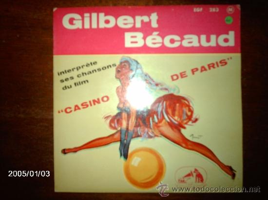 Dischi in vinile: gilbert  becaud  -  interpreta canciones de la pel&iacute;cula &rdquo;Casino de Par&iacute;s&rdquo;  - le magicien  + 2