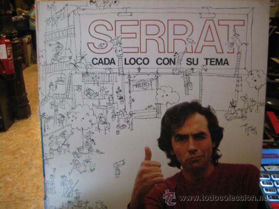 Discos de vinilo: C25 LP SERRAT: CADA LOCO CON SU TEMA - Foto 1