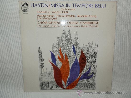 Discos de vinilo: Haydn. Missa in tempore belli version inglesa - Foto 1