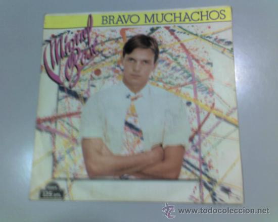Discos de vinilo: MIGUEL BOS&Eacute; - BRAVO MUCHACHOS - 1982 - CBS - Foto 1