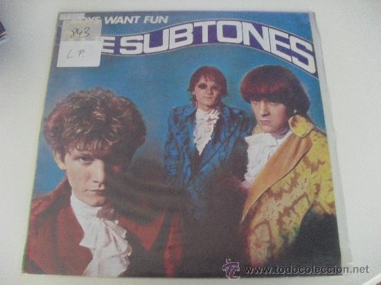 Discos de vinilo: THE SUBTONES - BOYS WANT FUN 1986 - Foto 1