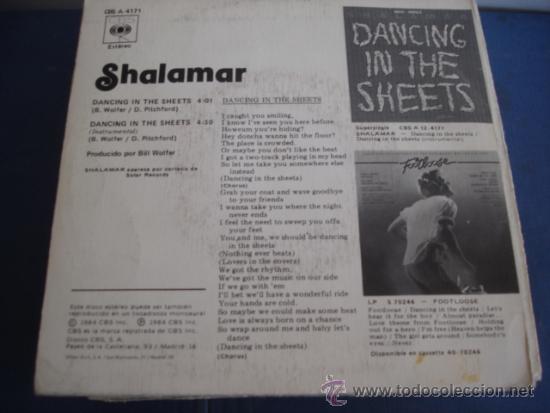 Discos de vinilo: SHALAMAR   DANCING IN THE SHEETS - Foto 2