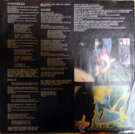 Discos de vinilo: Peter Gabriel. Peter Gabriel. Charisma-Phonogram, Germany 1982 LP (digital mastering) + encarte - Foto 3