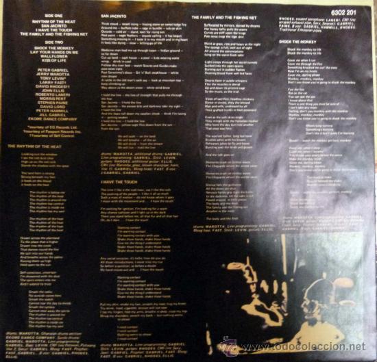 Discos de vinilo: Peter Gabriel. Peter Gabriel. Charisma-Phonogram, Germany 1982 LP (digital mastering) + encarte - Foto 4