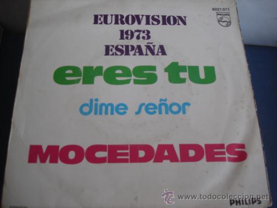 Discos de vinilo: MOCEDADES   ERES TU / DIME SE&Ntilde;OR  EDITADO EN BELGICA - Foto 2