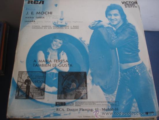 Discos de vinilo: J.E. MOCHI   MARIA TERESA / SAHARA - Foto 2