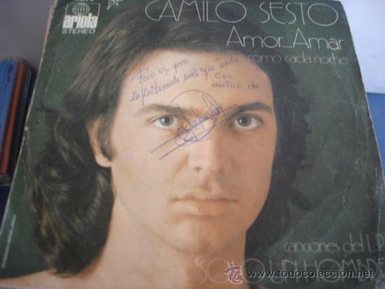 Discos de vinilo: CAMILO SESTO   AMOR...AMAR / COMO CADA NOCHE - Foto 2