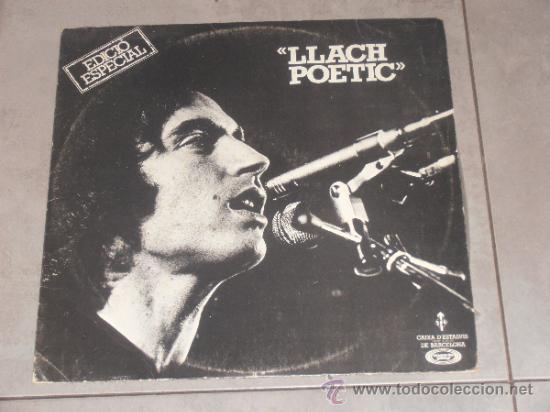 Discos de vinilo: LLUIS LLACH - POETIC - LP - Foto 1