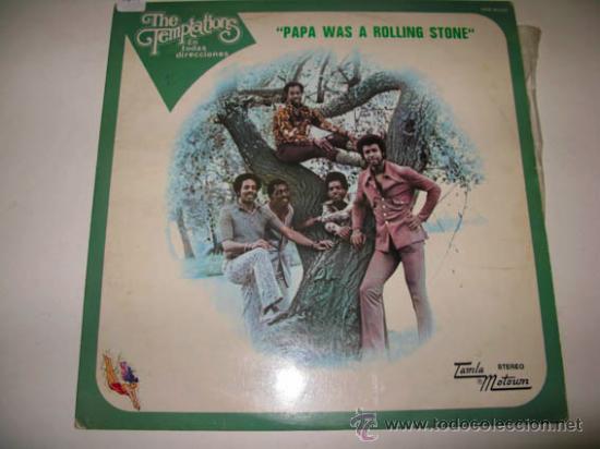 Discos de vinilo: LP THE TEMPTATIONS, Papa was a rolling stone. - Foto 1