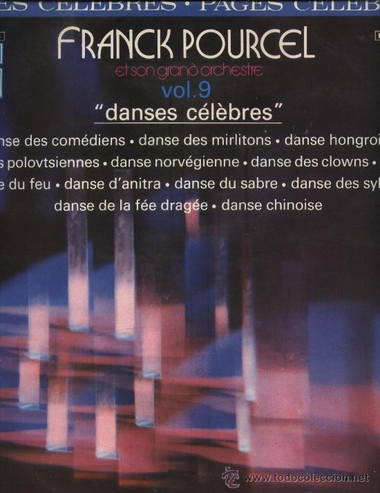Discos de vinilo: Franck Pourcel y su Gran Orquesta - Danses C&eacute;l&egrave;bres - Foto 1