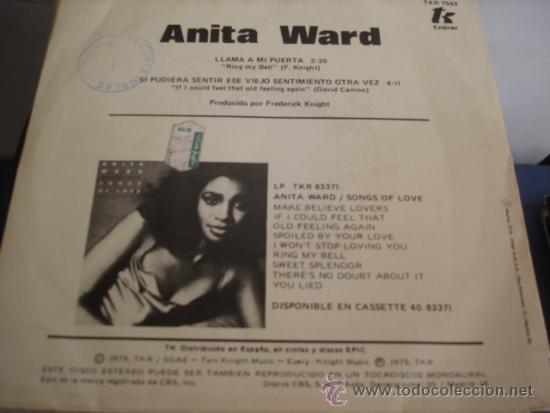 Discos de vinilo: ANITA WARD   LLAMA A MI PUERTA - Foto 2