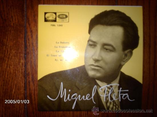 Discos de vinilo: miguel  fleta   -  la dolores  + 3 - Foto 1