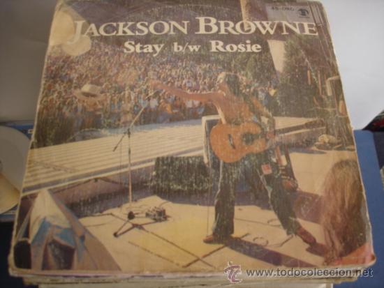 Discos de vinilo: JACKSON BROWNE   STAY / ROSIE - Foto 1