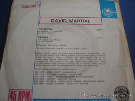 Discos de vinilo: DAVID MARTIAL   CELIMENE / TAMBA - Foto 2
