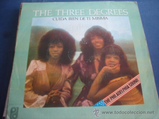 Discos de vinilo: THE THREE DEGREES   CUIDA BIEN DE TI MISMA - Foto 1