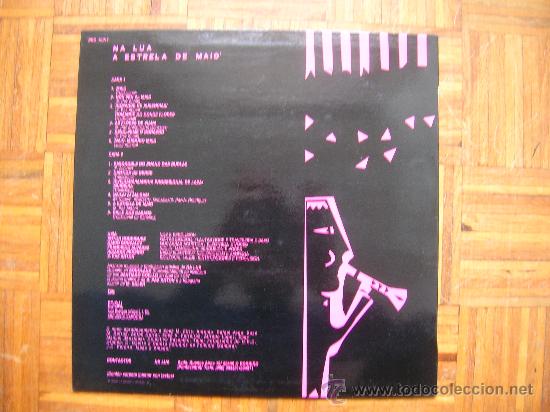 Discos de vinilo: NA L&Uacute;A - A ESTRELA DE MAIO - 2&ordm; LP 1986 - CARPETA EX VINILO EX - Foto 2