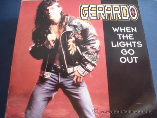Discos de vinilo: GERARDO   WHEN THE LIGHTS GO OUT - Foto 1