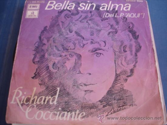 Discos de vinilo: RICHARD COCCIANTE   BELLA SIN ALMA - Foto 1