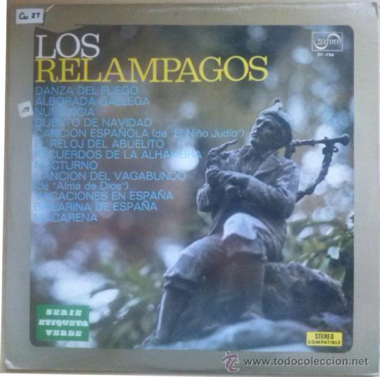 Discos de vinilo: LOS RELAMPAGOS. ZAFIRO (1966) - Foto 1