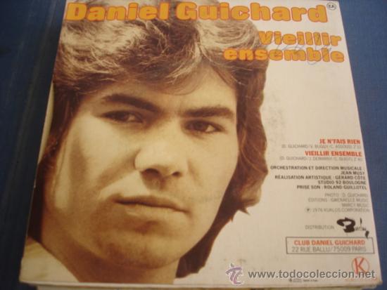 Discos de vinilo: DANIEL GUICHARD   JE N&acute;FAIS RIEN... - Foto 2