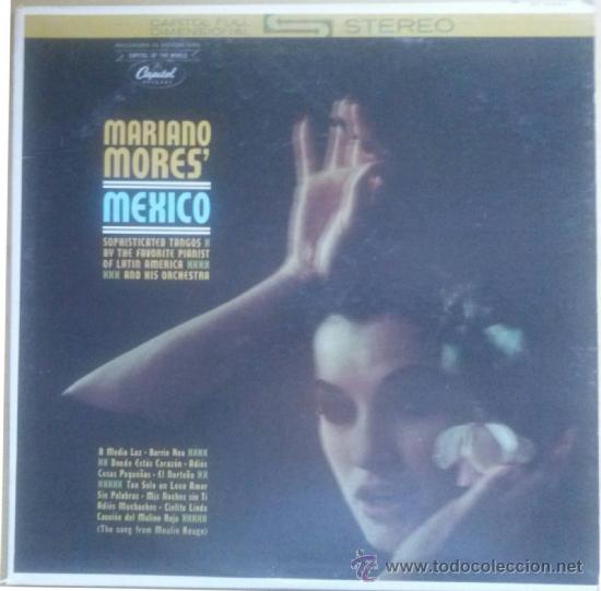 Vinyl records: MEXICO. MARIANO MORES. DISCOS CAPITOL