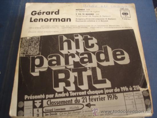Discos de vinilo: GERARD LENORMAN   MICHELE - Foto 2