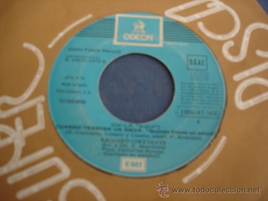 Discos de vinilo: RICHARD COCCIANTE   CUANDO TERMINA UN AMOR - Foto 1