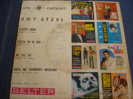 Discos de vinilo: ROY ETZEL   CIELITO LINDO - Foto 2