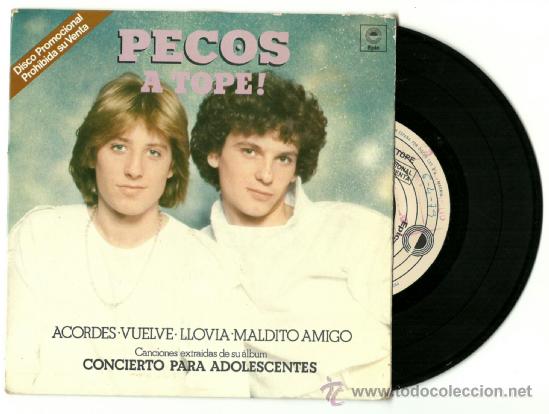 Discos de vinilo: PECOS. A tope               (vinilo single promo 1979) - Foto 1