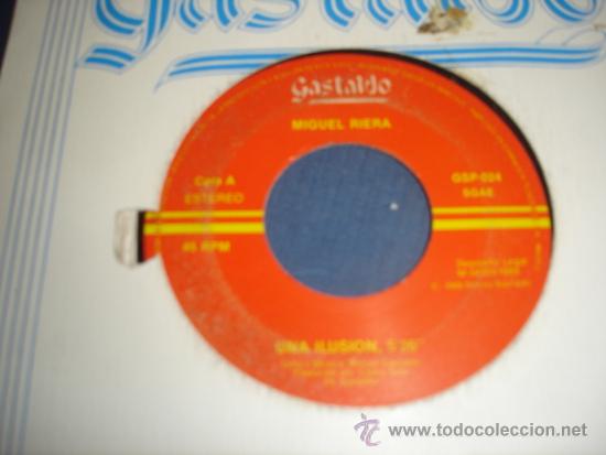 Discos de vinilo: MIGUEL RIERA   UNA ILUSION  PROMO - Foto 1