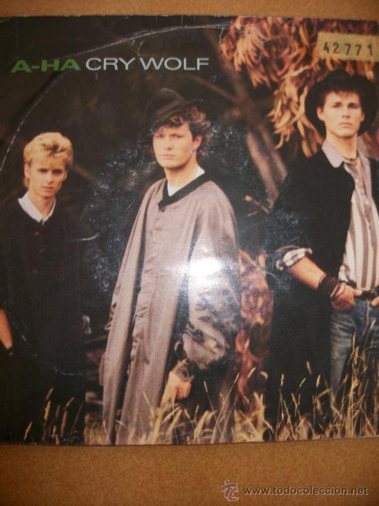 Discos de vinilo: EP A-HA &ndash; CRY WOLF &ndash; WARNER 1986 - - Foto 1