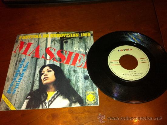 Dischi in vinile: Massiel - Festival eurovision 1968 - Single 1968 -