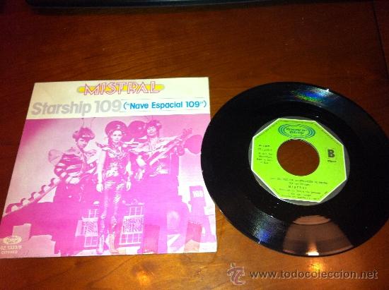Discos de vinilo: Mistral - Starship 109     - Single 1978 - Foto 1
