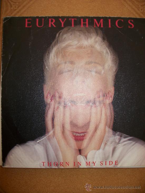 Discos de vinilo: EP EURYTHMICS &ndash; THORN IN MY SIDE &ndash; SPANISH PRESS &ndash; PROMO - Foto 1