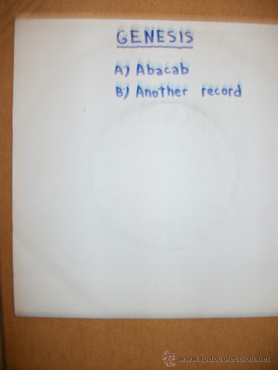 Discos de vinilo: EP GENESIS &ndash; ABACAD &ndash; ANOTHER RECORD &ndash; SIN PORTADA . VERTIGO 1981 - Foto 1