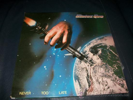 Discos de vinilo: LP - STATUS QUO Never too late - CON ENCARTE  - - Foto 1