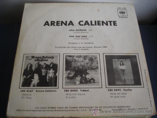 Discos de vinilo: ARENA CALIENTE   UNA MA&Ntilde;ANA - Foto 2