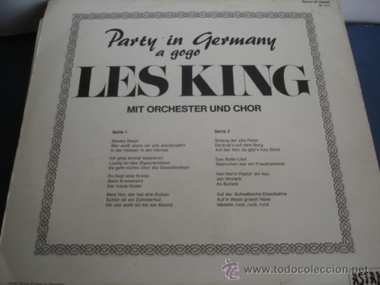 Discos de vinilo: LES KING PARTY IN GERMANY - Foto 2