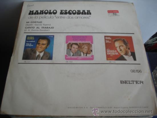 Discos de vinilo: MANOLO ESCOBAR   MI CORTIJO - Foto 2