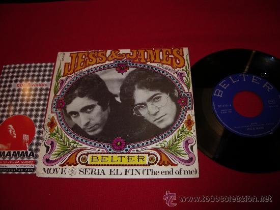 Discos de vinilo: jess james move single - Foto 1
